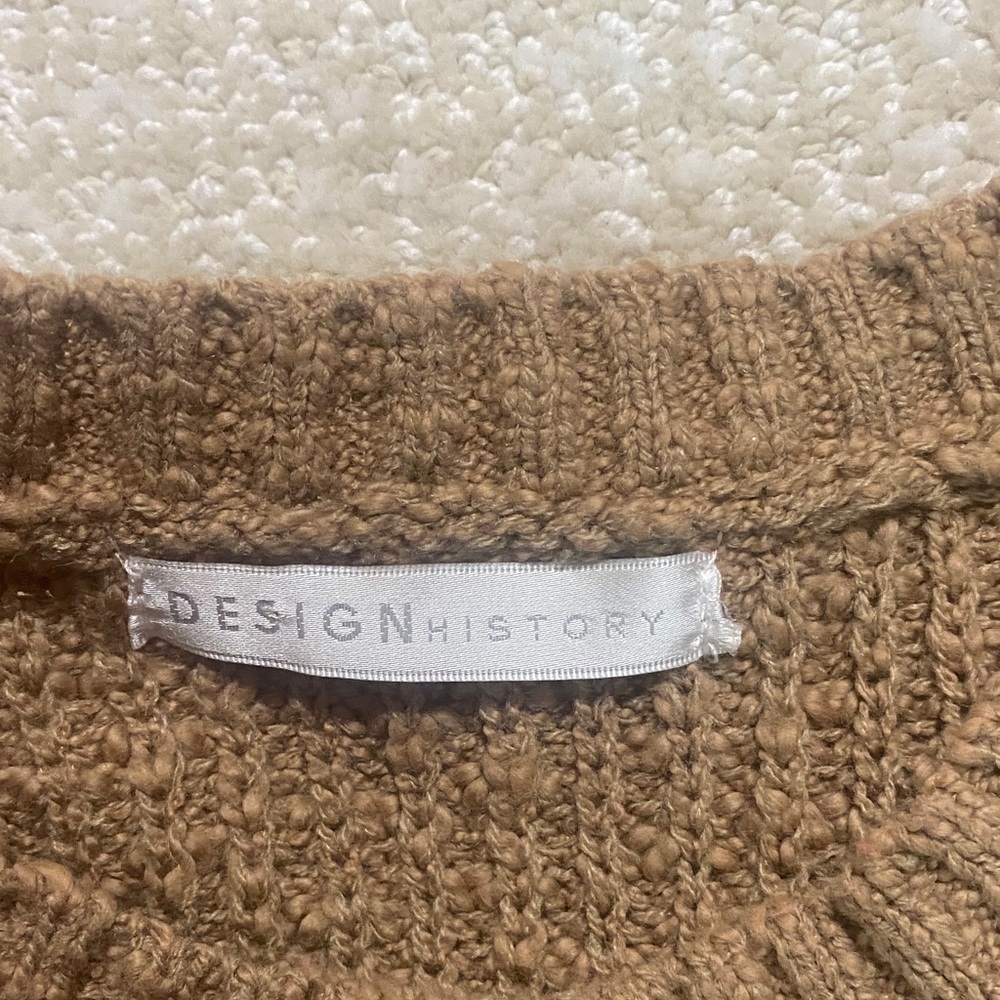 Design History Tan Sleeveless Knit Sweater - Picture 7 of 11